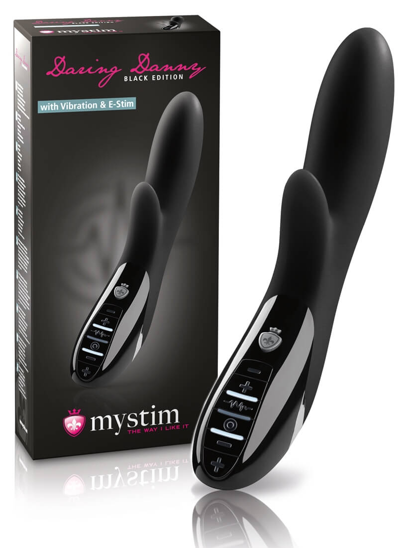mystim Daring Danny - electro-stimulation vibrator (black)