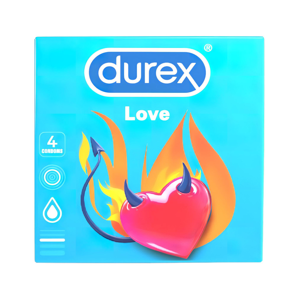 Durex Love - kondomy Easy-on (4 ks)