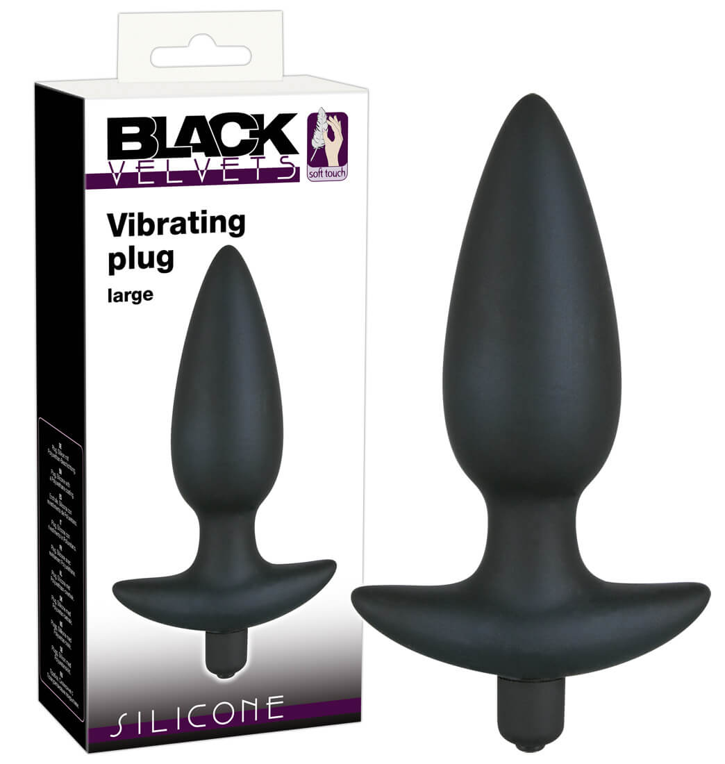 You2Toys Black Velvets Large - vibračný análny kolík You2Toys Black Velvets Large - vibračný análny kolík