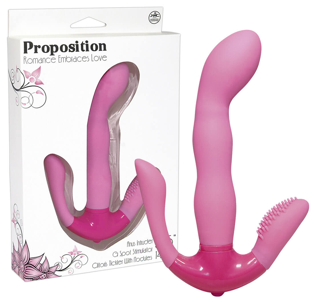 NMC Proposition - vibrátor s rameny na klitoris a anus NMC Proposition - vibrátor s rameny na klitoris a anus