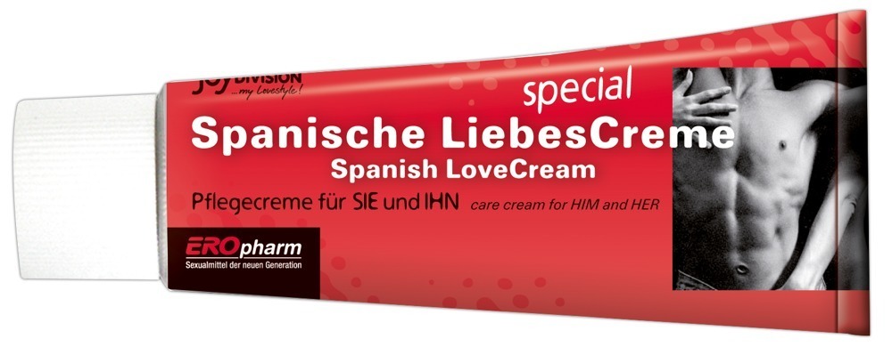 Levně JoyDivision Spanische Liebes Creme - intímny krém pre mužov aj ženy (40ml)