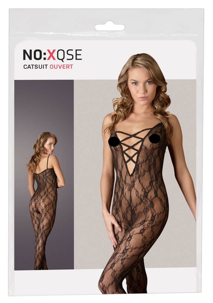 NO:XQSE -Krajkový erotický overal2XL/3XL