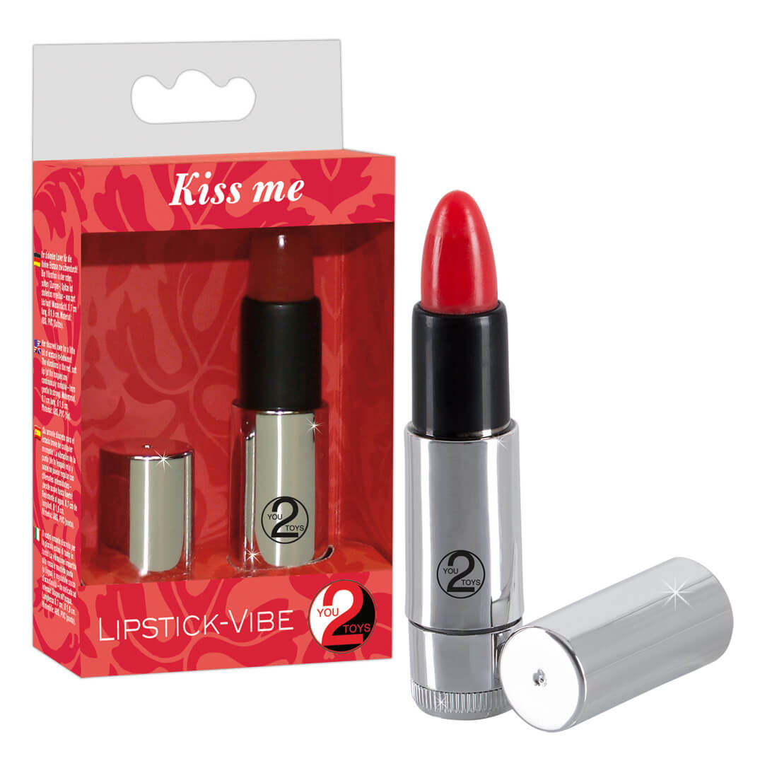 Levně You2Toys Kiss Me - mini vibrátor v tvare rúžu (8,7 cm)