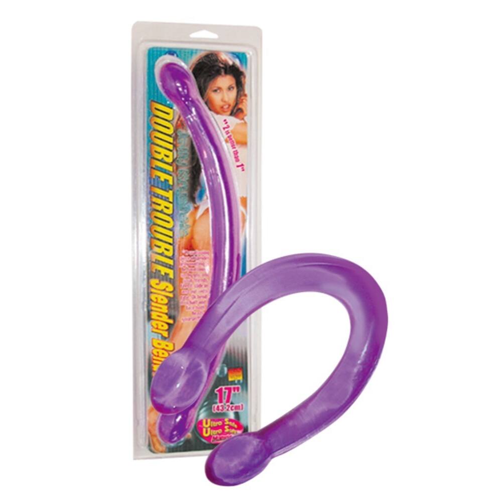 You2Toys Double Trouble - dvojité gelové dildo You2Toys Double Trouble - dvojité gelové dildo