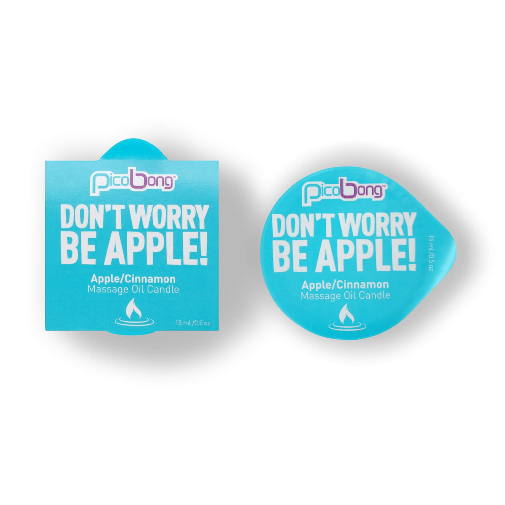 PicoBong Don´t Worry Be Apple! - masážní svíčka (jablko-skořice)
