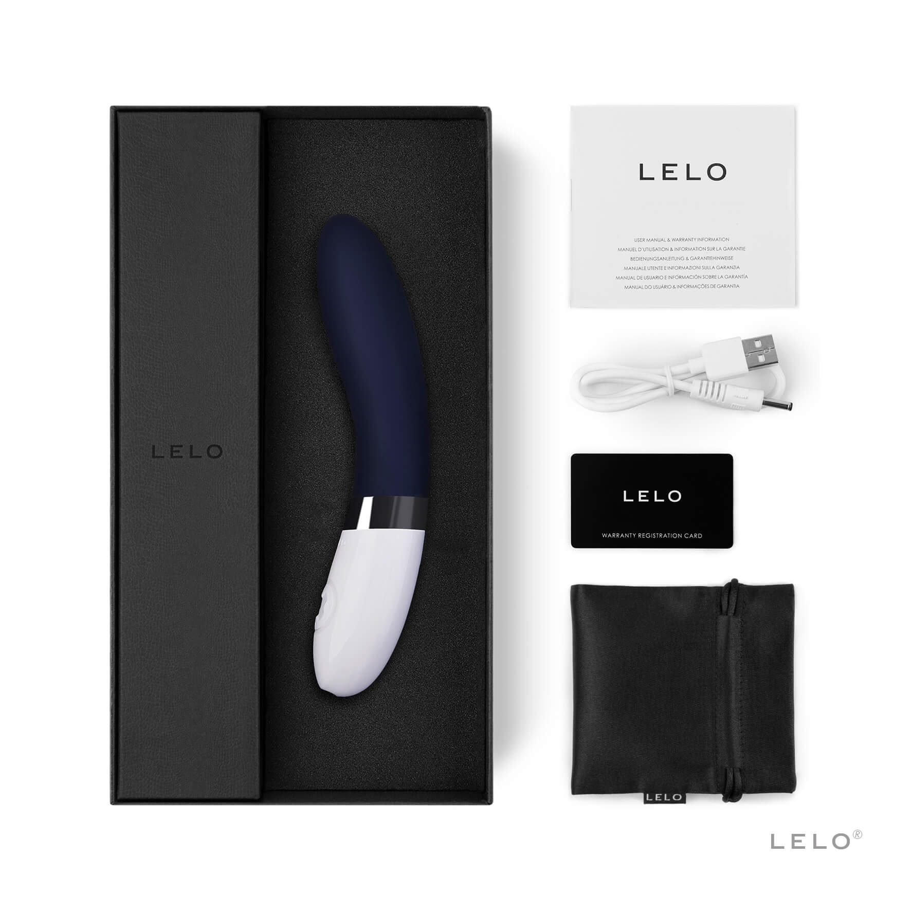 LELO Liv 2 - silikonový vibrátor (modrý) LELO Liv 2 - silikonový vibrátor (modrý)