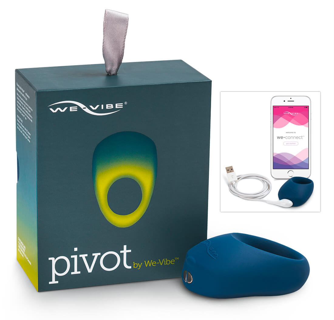 We-Vibe Pivot - nabíjateľný, vibrujúci krúžok na penis (modrý) We-Vibe Pivot - nabíjateľný, vibrujúci krúžok na penis (modrý)