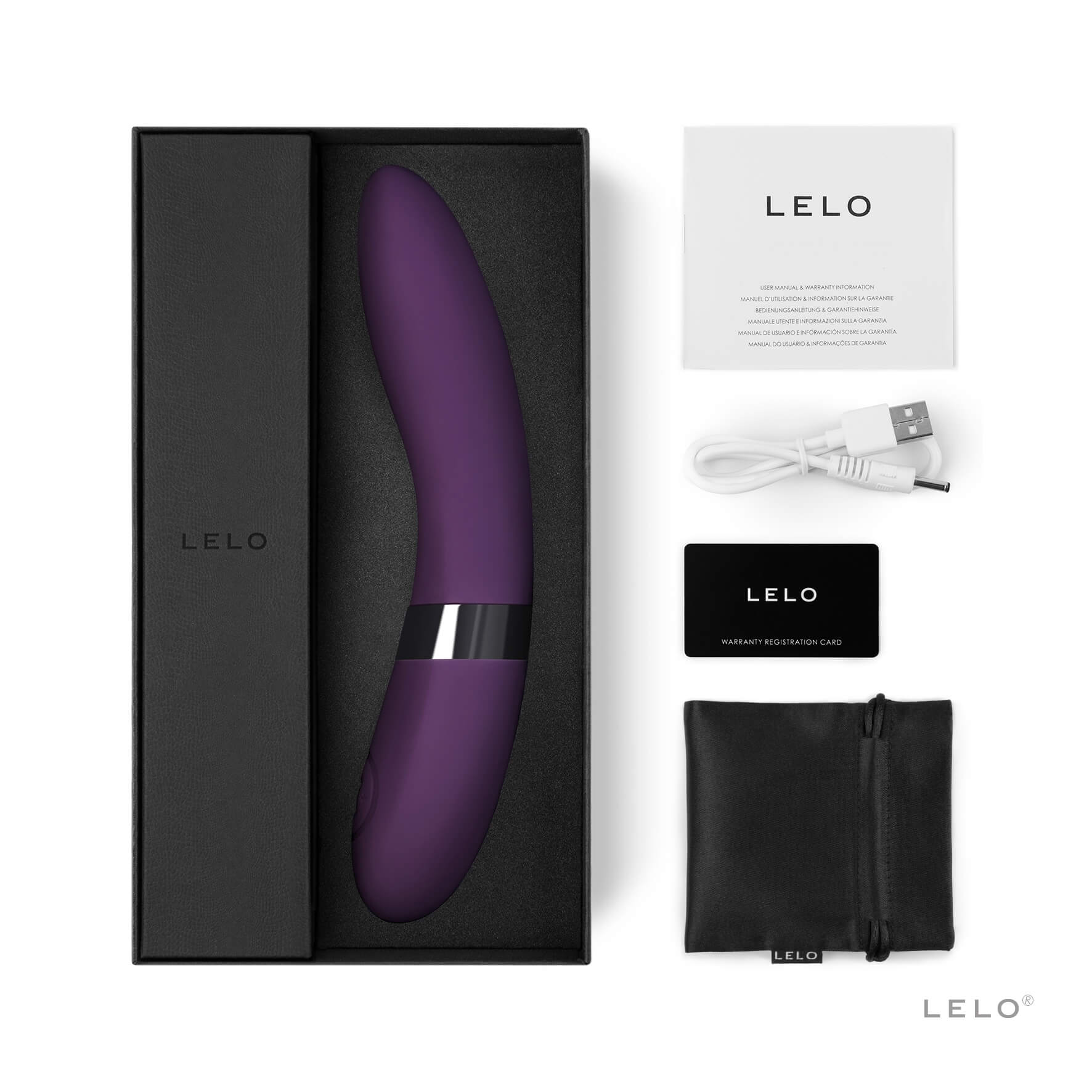 LELO Elise 2- deluxe vibrátor (fialový)