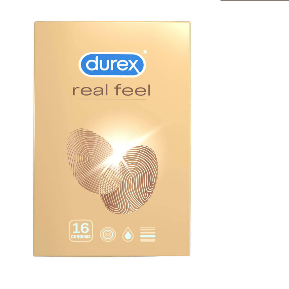 Levně Durex Real Feel - bezlatexové kondomy (16ks)