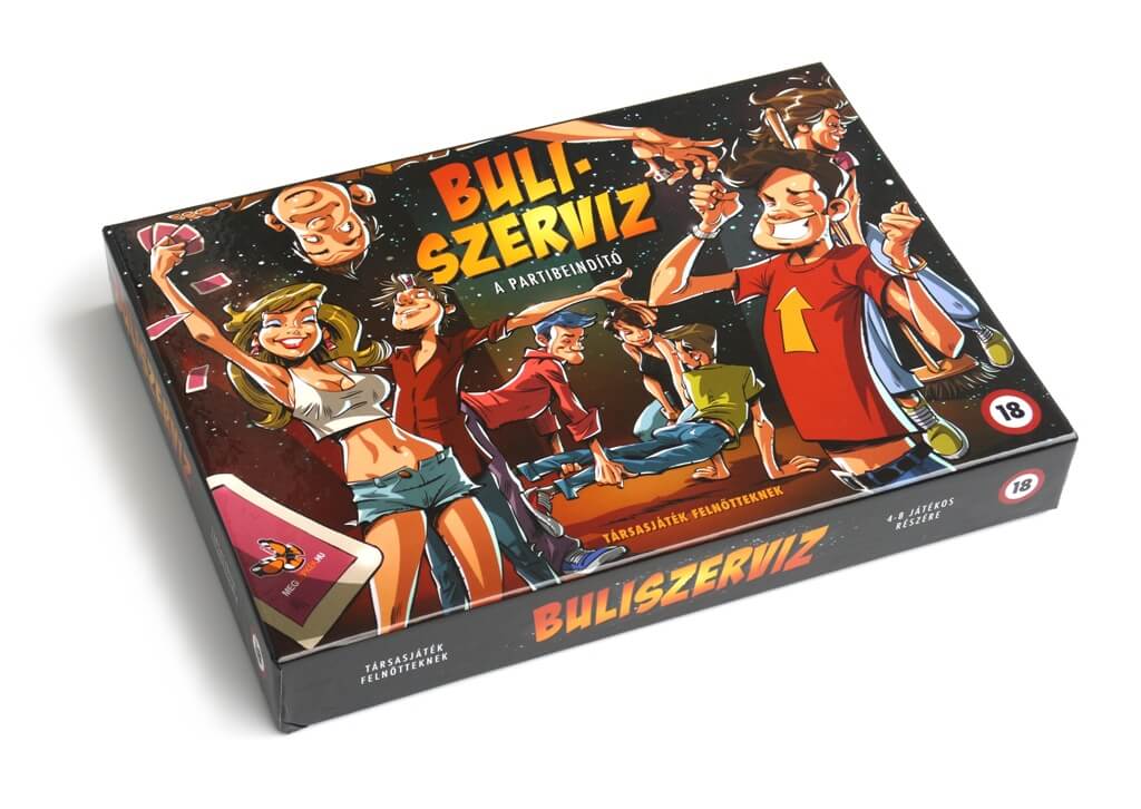 Párty servis – spoločenská hra pre dospelých (v maďarskom jazyku) Párty servis – spoločenská hra pre dospelých (v maďarskom jazyku)
