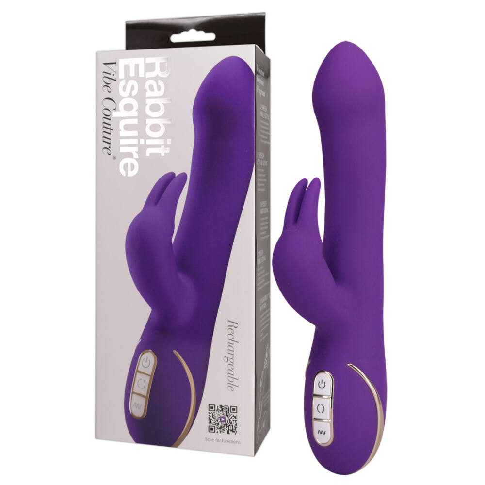 Vibe Couture Esquire - Bunny, rotating vibrator (purple) Vibe Couture Esquire - Bunny, rotating vibrator (purple)