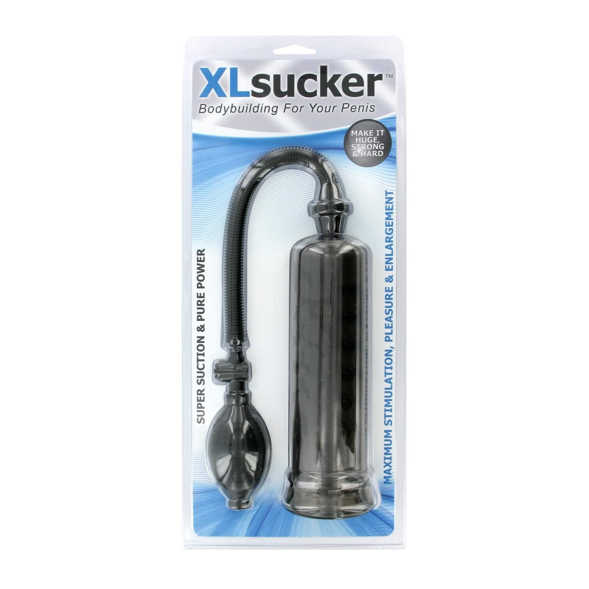 Levně XLSUCKER - pumpa na potenci a penis (černá)