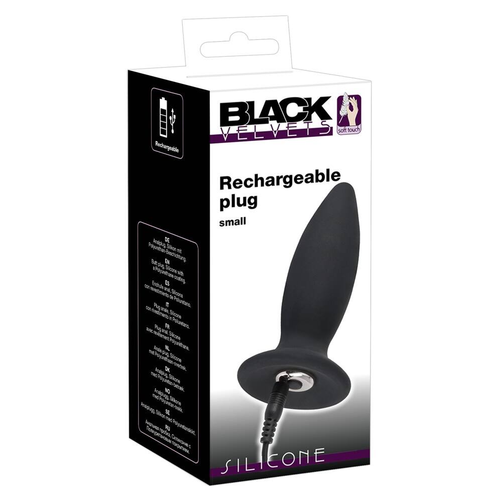 Black Velvet S - nabíjecí anální vibrátor pro začátečníky - malý (černý)