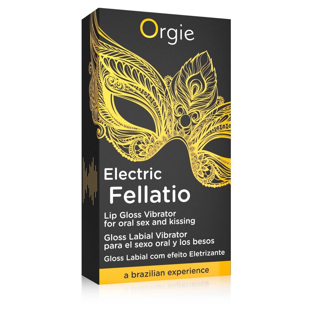 Levně Orgie Electric Fellation - stimulační lesk na rty (10ml)
