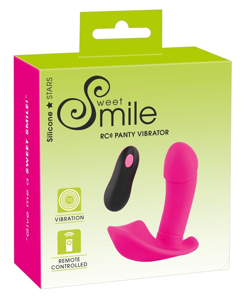 Sweet Smile RC Panty – nabíjecí připínací vibrátor na dálkové ovládání (růžový) Sweet Smile RC Panty – nabíjecí připínací vibrátor na dálkové ovládání (růžový)