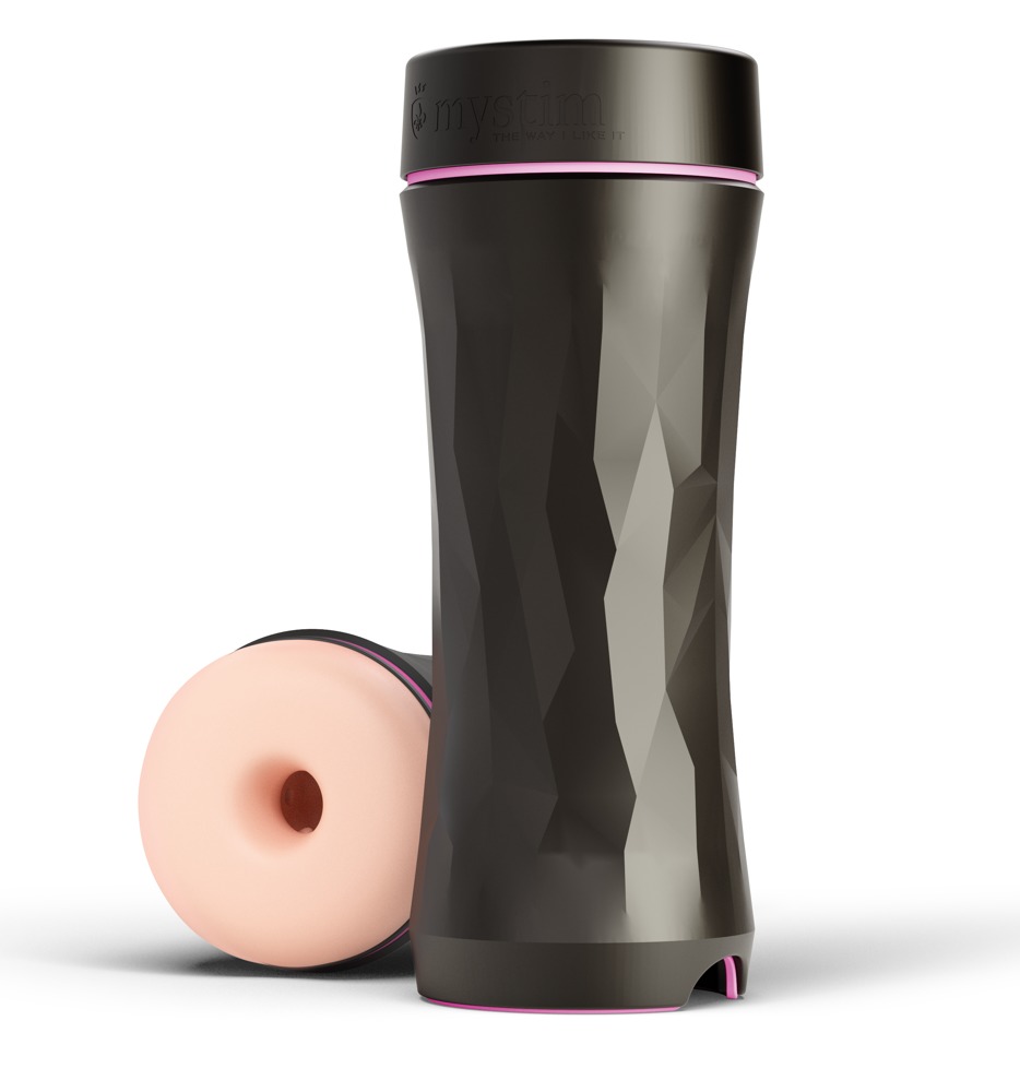 mystim Opus E Donut - Electro Masturbator (Natural-Black) mystim Opus E Donut - Electro Masturbator (Natural-Black)