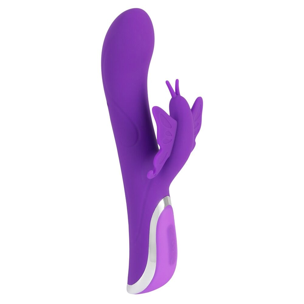 Levně SMILE Rotating Turbo - nabíjecí vibrátor s rotační hlavicí a stimulátorem klitorisu (fialový)
