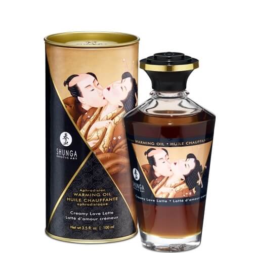 Shunga - Aphrodisiac Warming Oil Creamy Latte 100 ml Shunga - Aphrodisiac Warming Oil Creamy Latte 100 ml