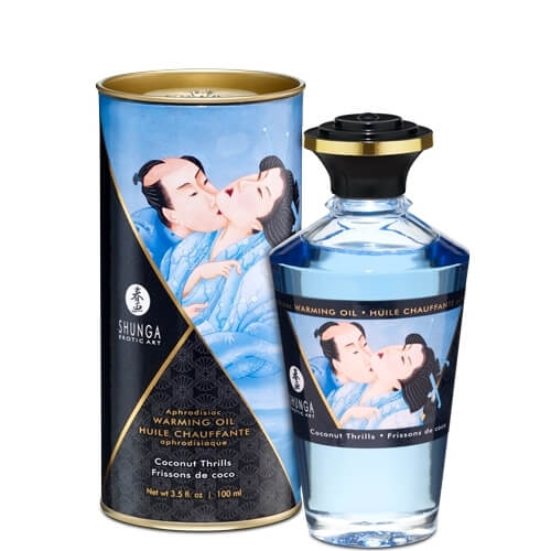 Shunga - Aphrodisiac Warming Oil Coconut Thrills 100 ml Shunga - Aphrodisiac Warming Oil Coconut Thrills 100 ml