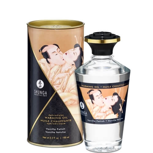 Shunga - masážní olej s hřejivým účinkem (vanilka) - 100ml Shunga - masážní olej s hřejivým účinkem (vanilka) - 100ml