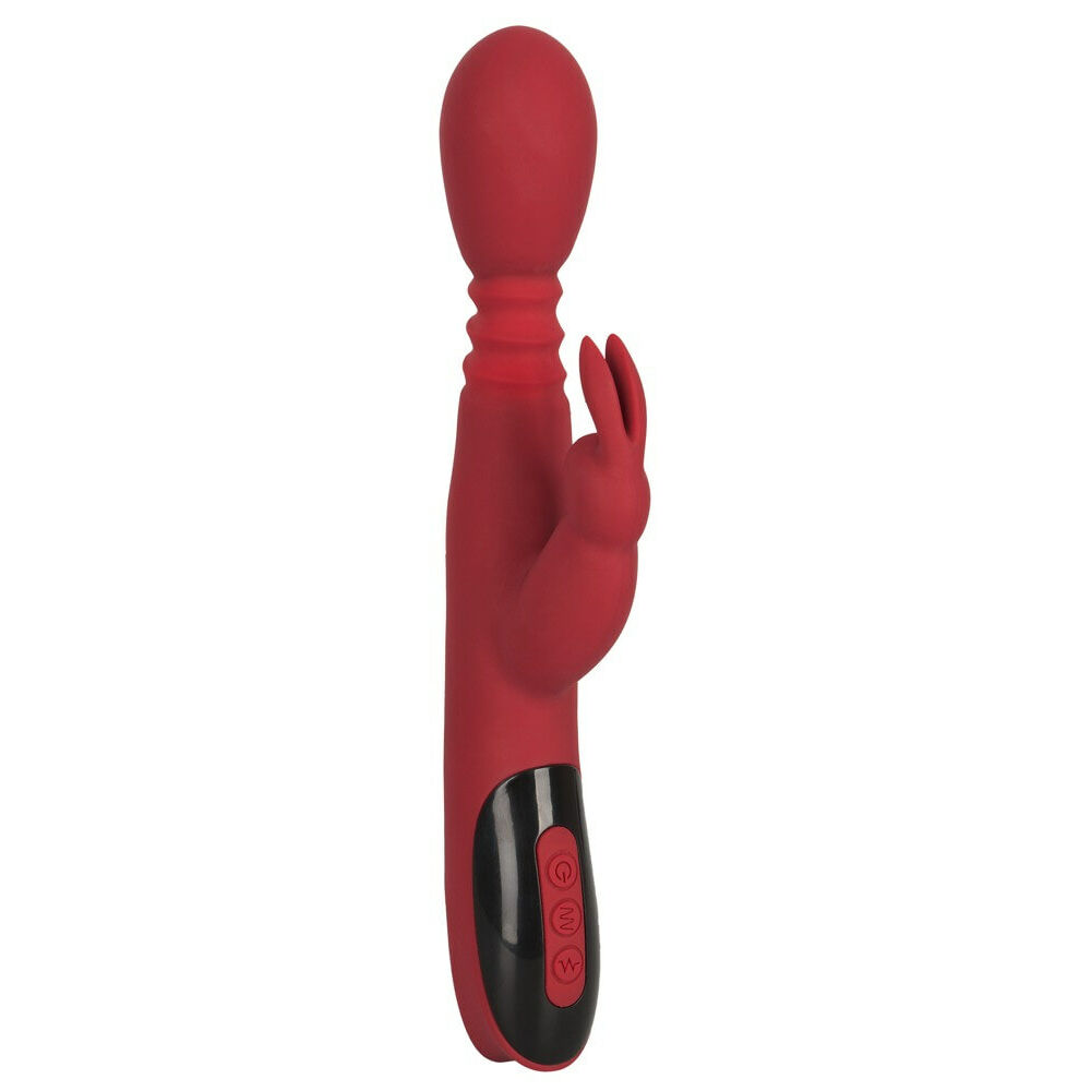 Levně You2Toys - Massager for her - nabíjecí vibrátor na bod G s rotací, ohřevem a posuvem (červený)