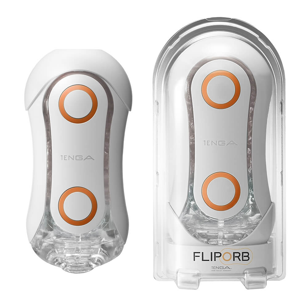 TENGA - FLIP ORB MASTURBATOR ORANGE CRASH TENGA - FLIP ORB MASTURBATOR ORANGE CRASH