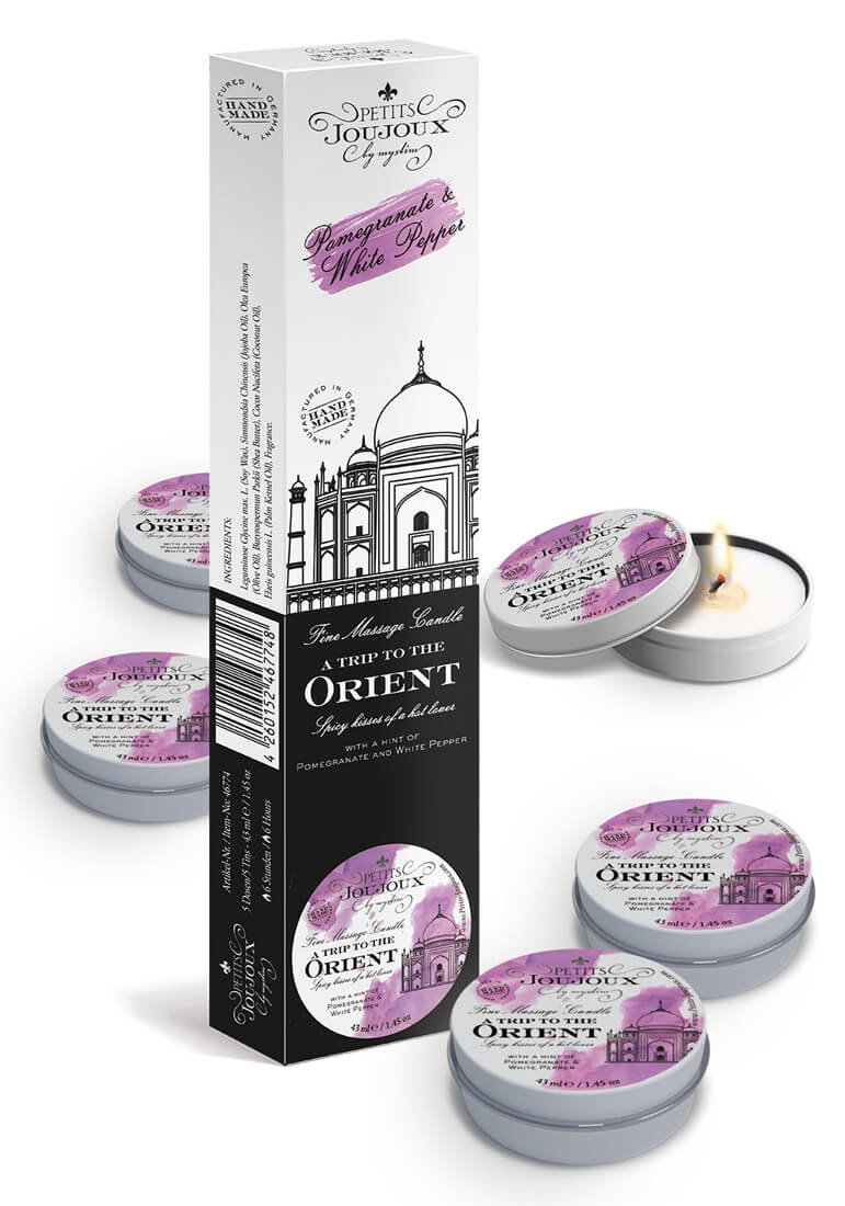 Massage Candle "Orient", Pack of 5