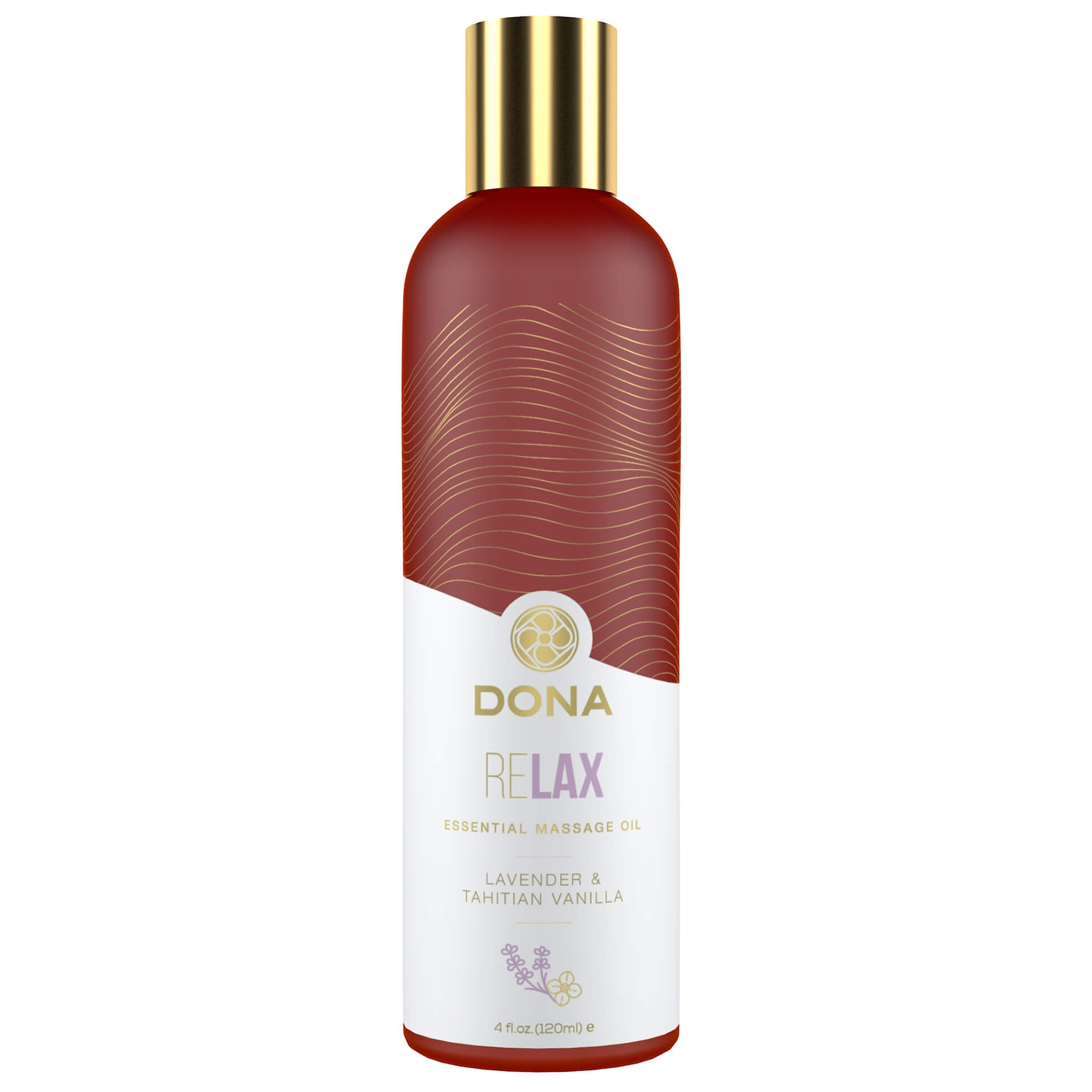 Levně Dona Relax - veganský masážní olej (levandule-vanilka) - 120ml