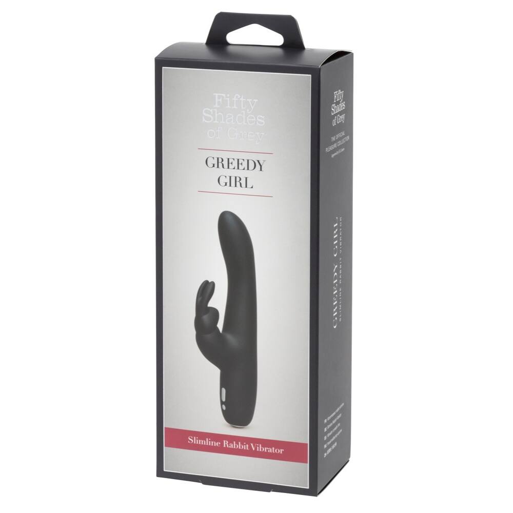 Fifty Shades of Gray Greedy Girl Slim - Cordless Clitoral Dildo (Black) Fifty Shades of Gray Greedy Girl Slim - Cordless Clitoral Dildo (Black)