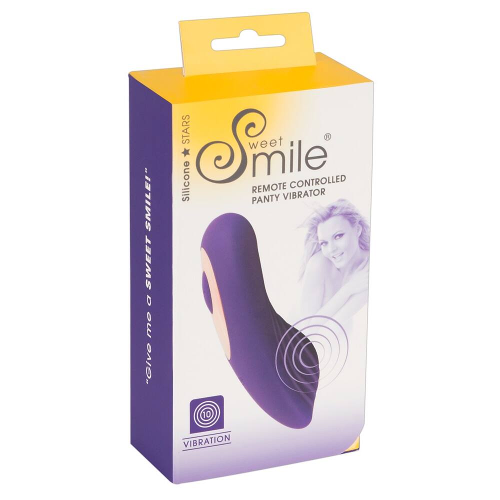 SMILE Panty Vibrator - vibrátor na klitoris do kalhotek (fialový) SMILE Panty Vibrator - vibrátor na klitoris do kalhotek (fialový)