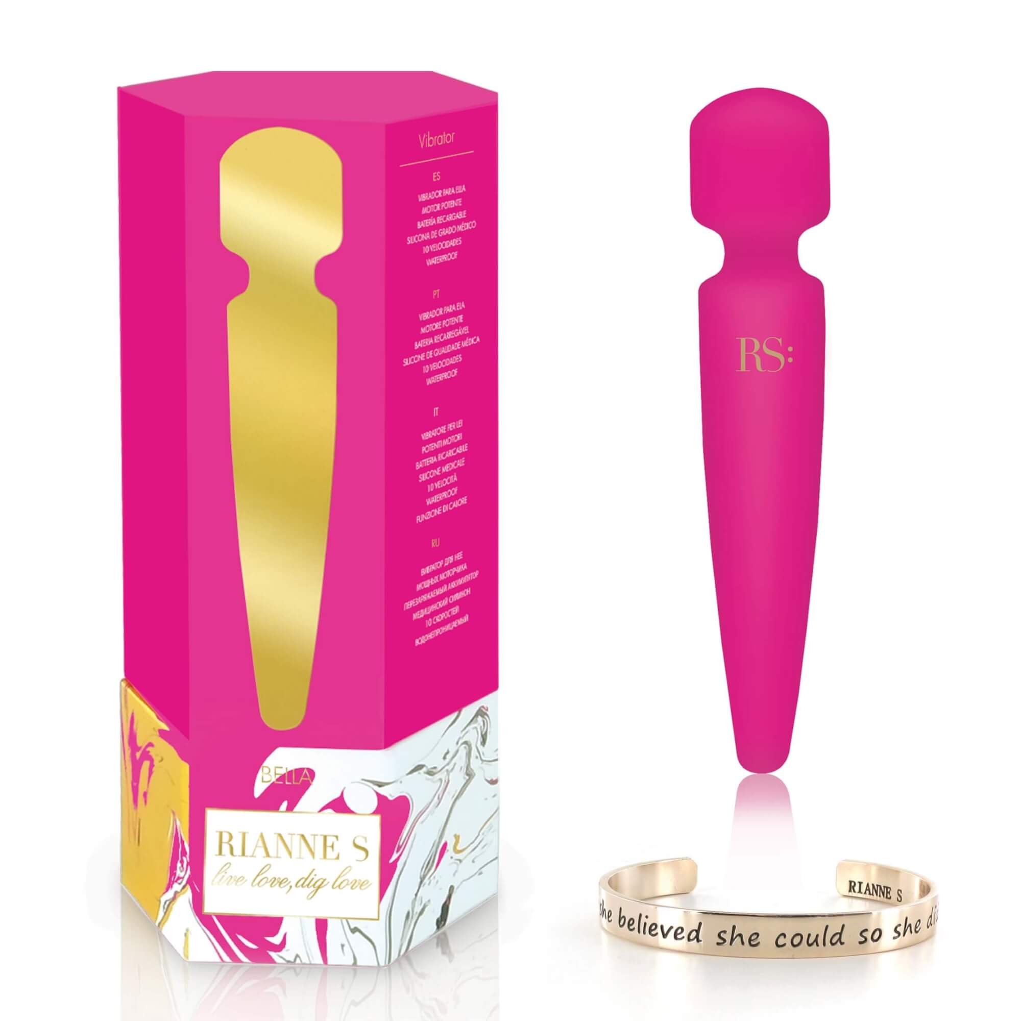 RS - ESSENTIALS - BELLA MINI BODY WAND ROSE RS - ESSENTIALS - BELLA MINI BODY WAND ROSE