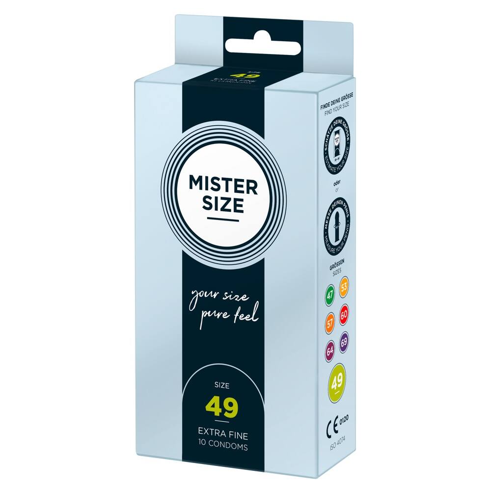 Levně Mister Size tenký kondom - 49mm (10ks)