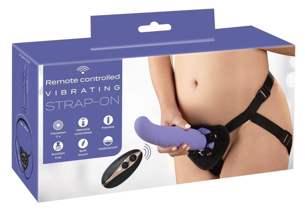 Levně You2Toys RC Strap-On - cordless, radio-mounted vibrator (purple)