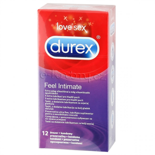 Levně Durex Feel Intimate - tenkostěnné kondomy (12 ks)