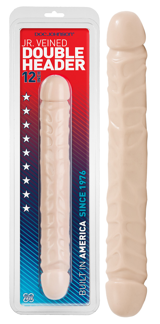 Doc Johnson dvojité dildo - natur (30,5cm) Doc Johnson dvojité dildo - natur (30,5cm)